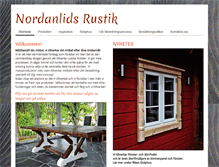 Tablet Screenshot of nordanlidsrustik.se